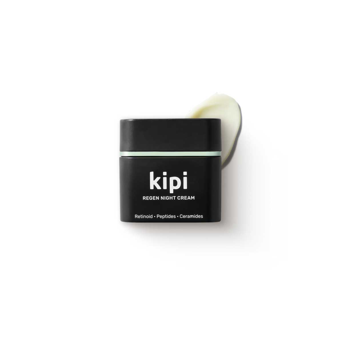 Kipi Regen Night Cream jar on a white background